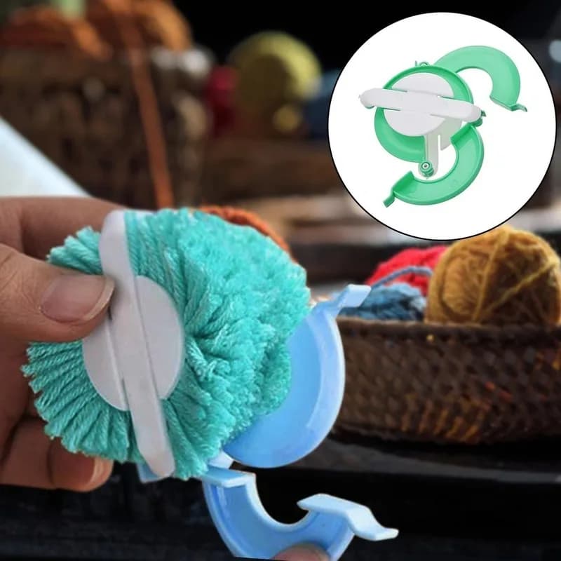 1 pz 4 dimensioni portatile pompon Maker Essential Pom-pom Maker Fluff Ball Weaver Needle Craft Homen fai da te maglia di lana strumenti per la casa