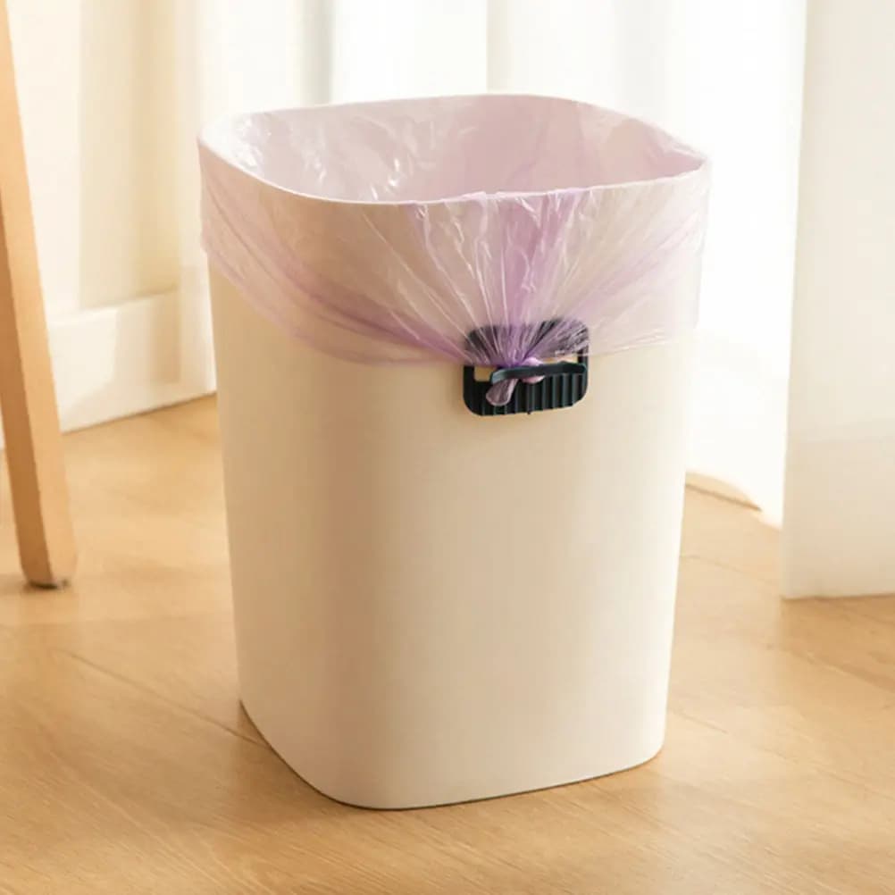 8Pcs Trash Bag Fixing Clips Strong Garbage Bag Clamp Anti-Fall Waste Bin Holder Trash Can Clips Home Accessories
