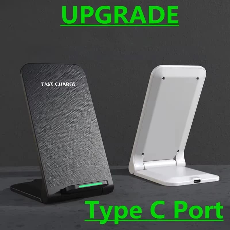 Wireless Charger For iPhone 17 15 14 13 12 11 Pro Xs Max Mini Induction Fast Wireless Charging Stand For Samsung s8 s9 s10 note