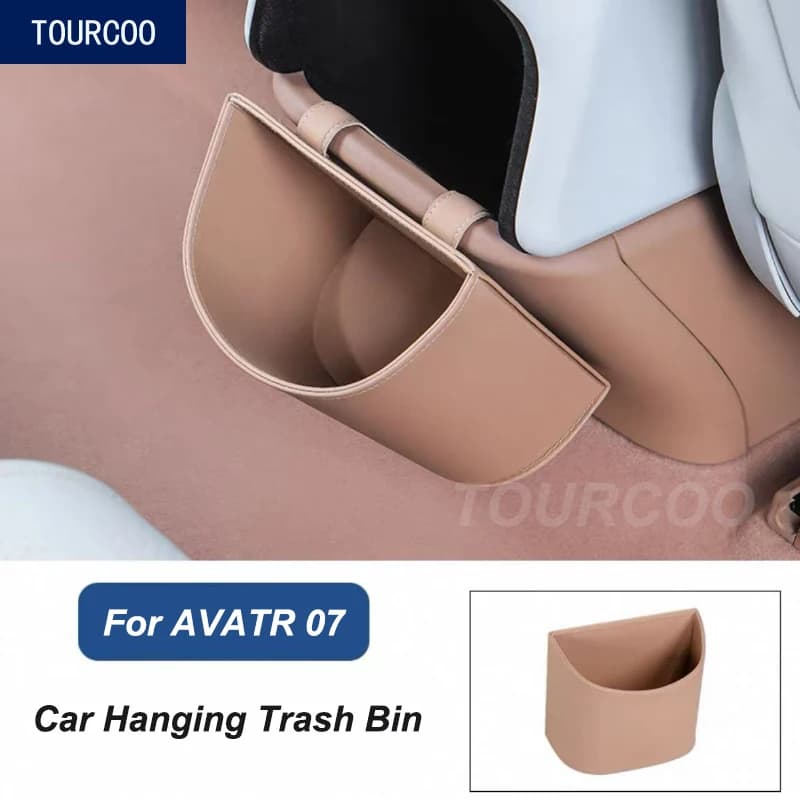 Per AVATR 07 Posteriore Anti-calcio Pad Appeso Bidone della Spazzatura AC Vent Scatola di Immagazzinaggio Interni Auto Accessori Modificati