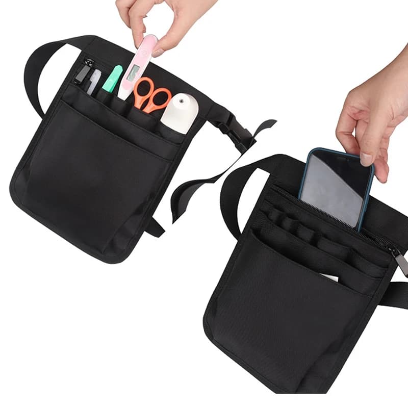 Marsupio per attrezzi Riparazione manuale impermeabile Hardware in nylon Kit di attrezzi Forbici Pinze Borse portaoggetti universali per personale medico esterno