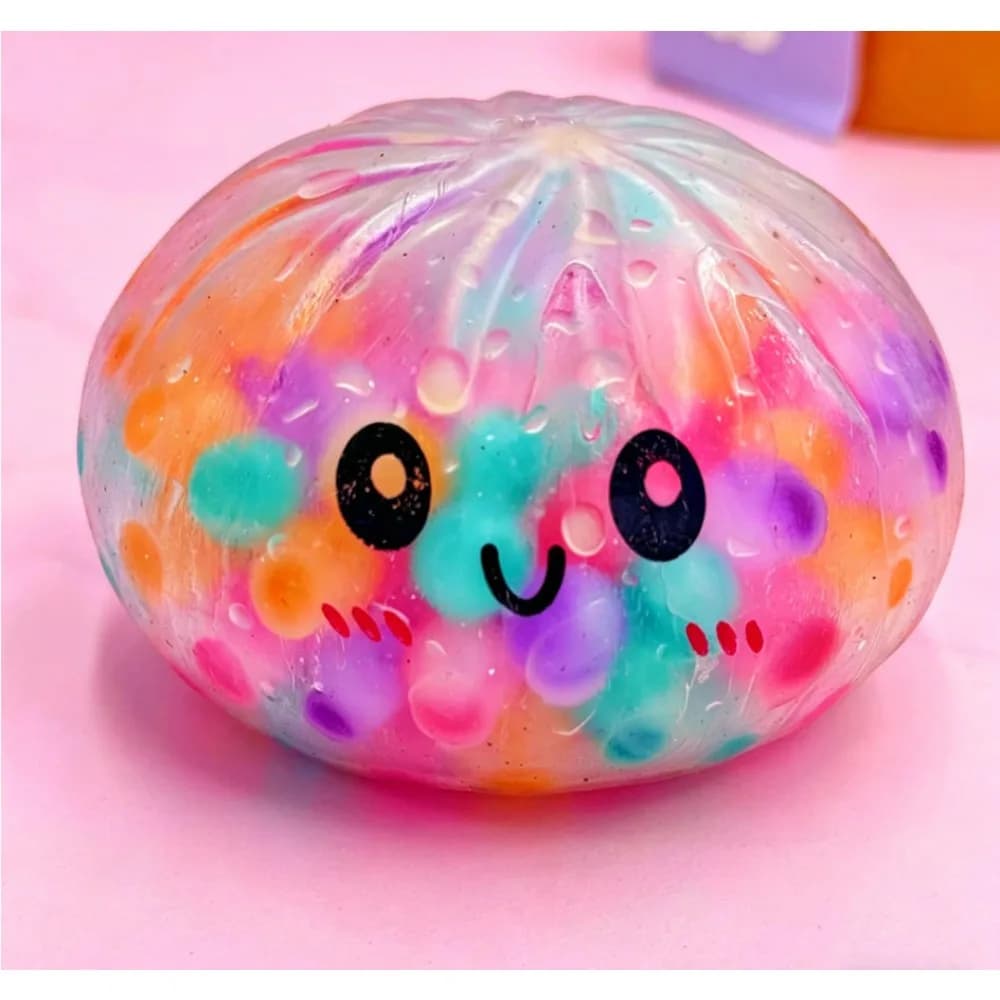 Giocattolo Antistress Colorato a Forma di Bolle e Panini, Morbido in TPR, con Vaporiera, Divertente e Creativo, Regalo