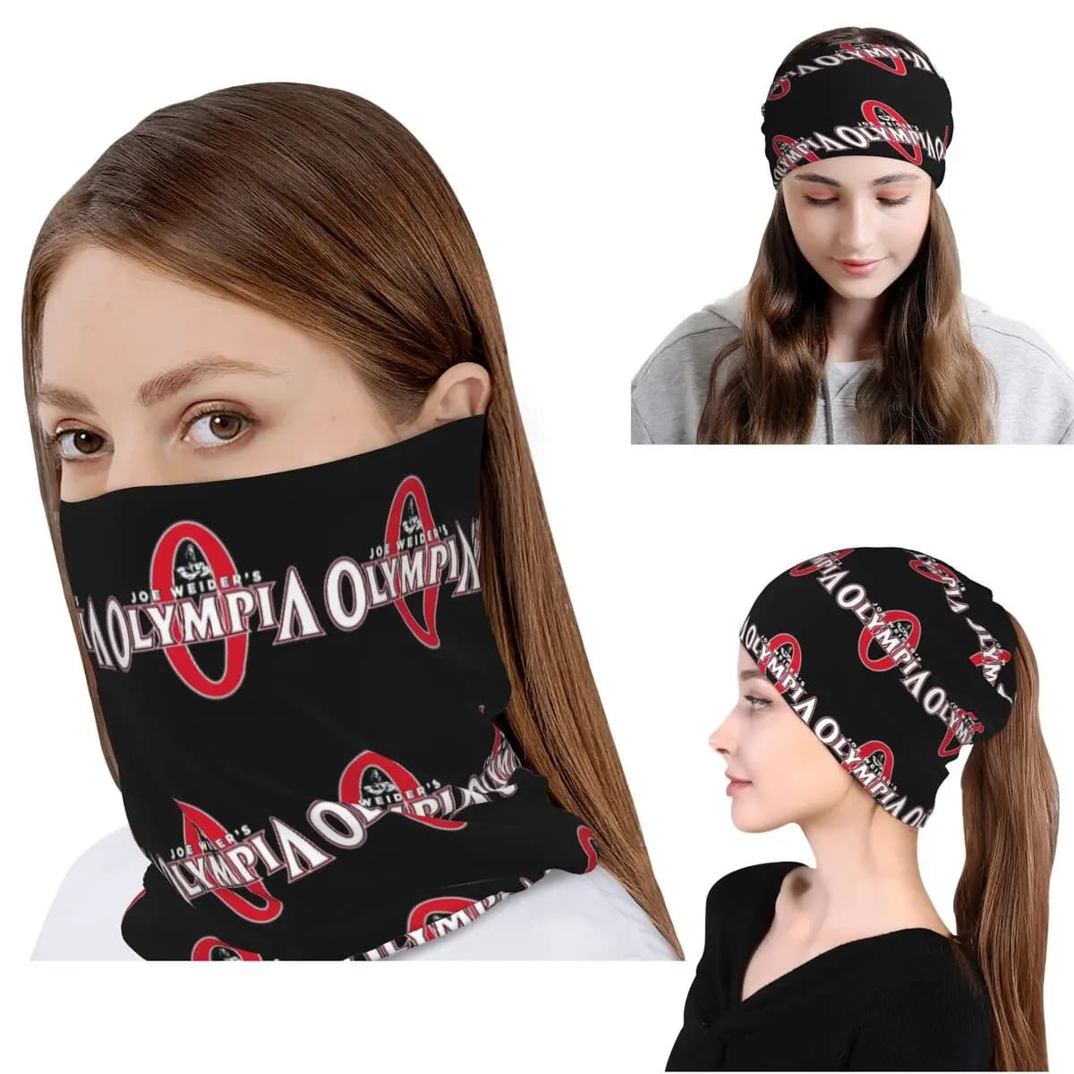 Future Mr OLYMPIA Motivations Bandana Copricollo Sciarpa per il viso Copricapo multifunzione Berretti Cappello Unisex Adulto Antivento