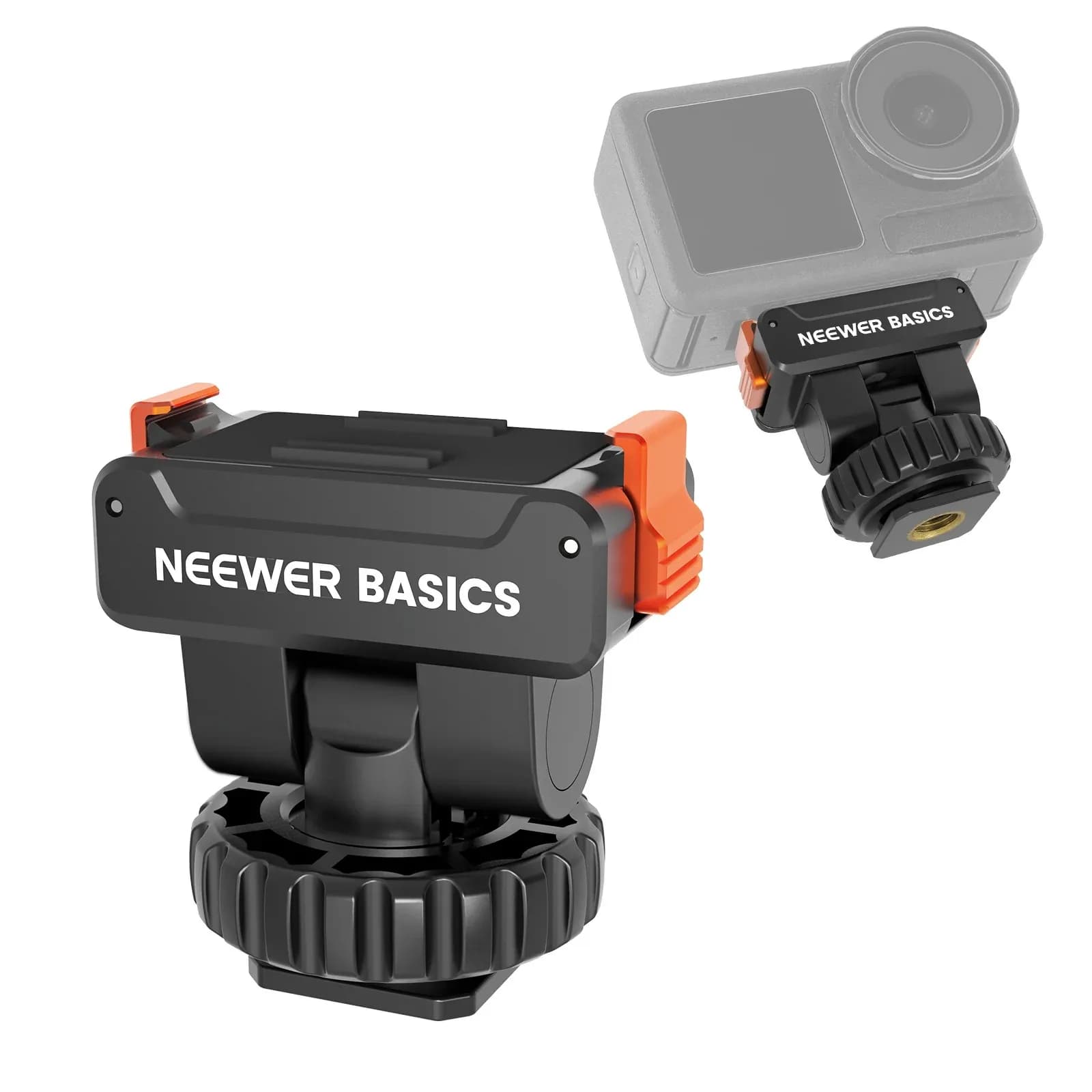 NEEWER BASICS AC037 Magnetic Mount Adapter Compatible with DJI OSMO Action 3 4 5 Pro Action Camera