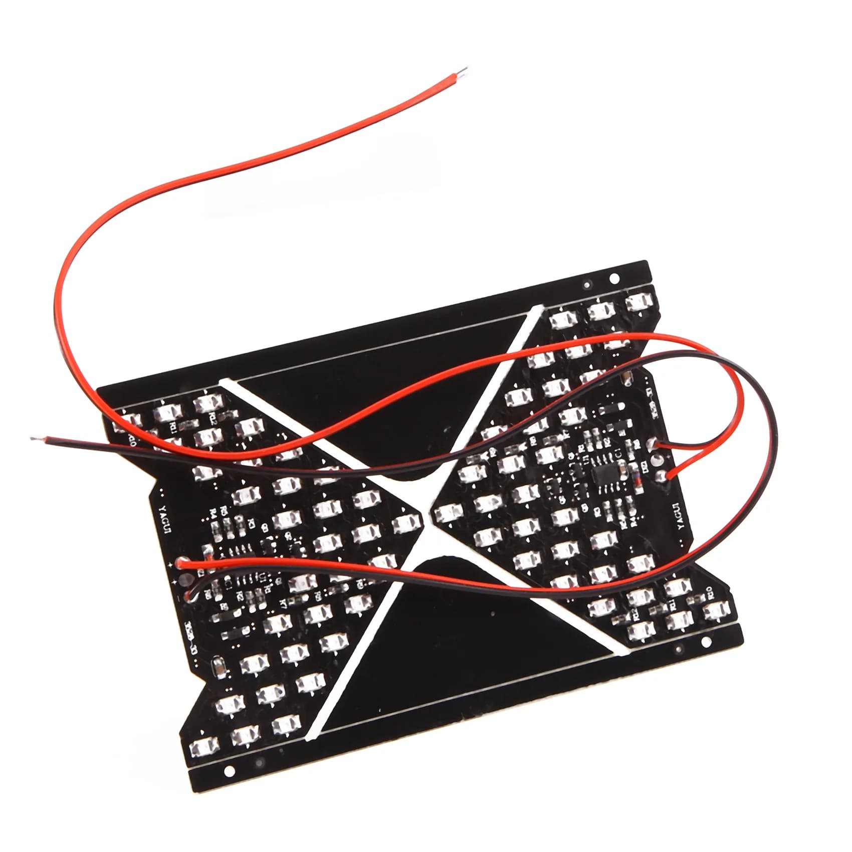 2 indicatori di direzione a LED sequenziali 33-SMD per specchietti laterali auto