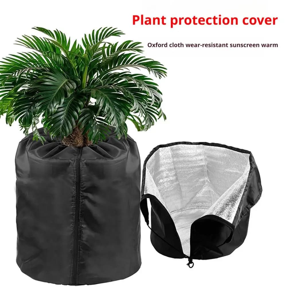 Outdoor Winter Flower Pot Protective Bag Antifreeze Jacket for Trees For Cold Season Insulating Protective Coverage Vase for Garden Plants