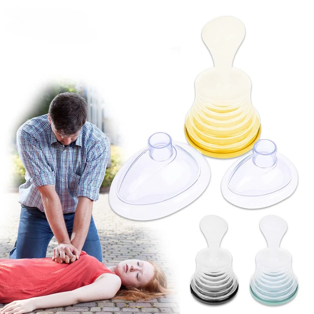 Dispositivo Portatile Anti-Soffocamento Salorie, Kit di Pronto Soccorso per Emergenze con 2 Maschere di Diverse Dimensioni per Bambini e Adulti