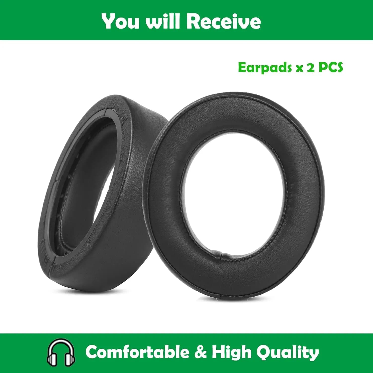 HS70 Pro Thickened Replacement Earpads Cushions Compatible with Corsair HS50 Pro HS60 Pro HS70 Pro Stereo Gaming Headset Ear