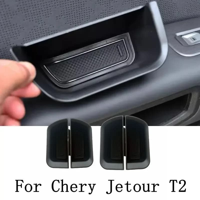 Scatola portaoggetti per portiera auto per Chery Jetour T2 Accessori per auto Forniture interne Riordino Stivaggio Organizzatore Automobili Styling