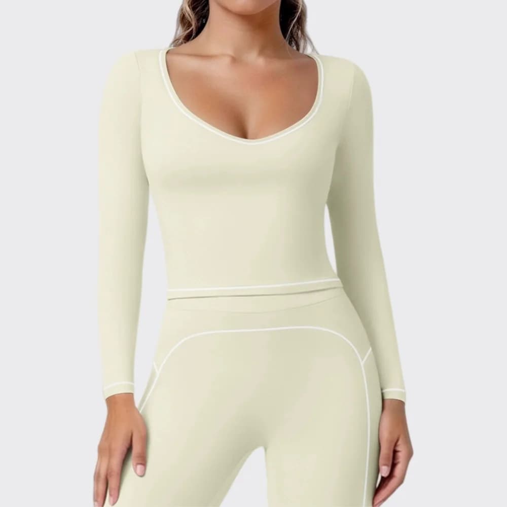 Summer Women's Yoga Shirt Long Sleeve Sportswear Gym Breathable Quick Dry Sports Top Pilates Dance Ballet Tops Slim Fit T-Shirt