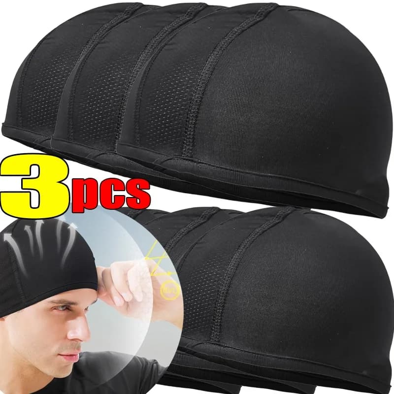 Quick-drying Caps Riding Beanie Motorcycle Helmet Inner Caps Breathable Protection Made of Polyester Helmet Universal Accessorie