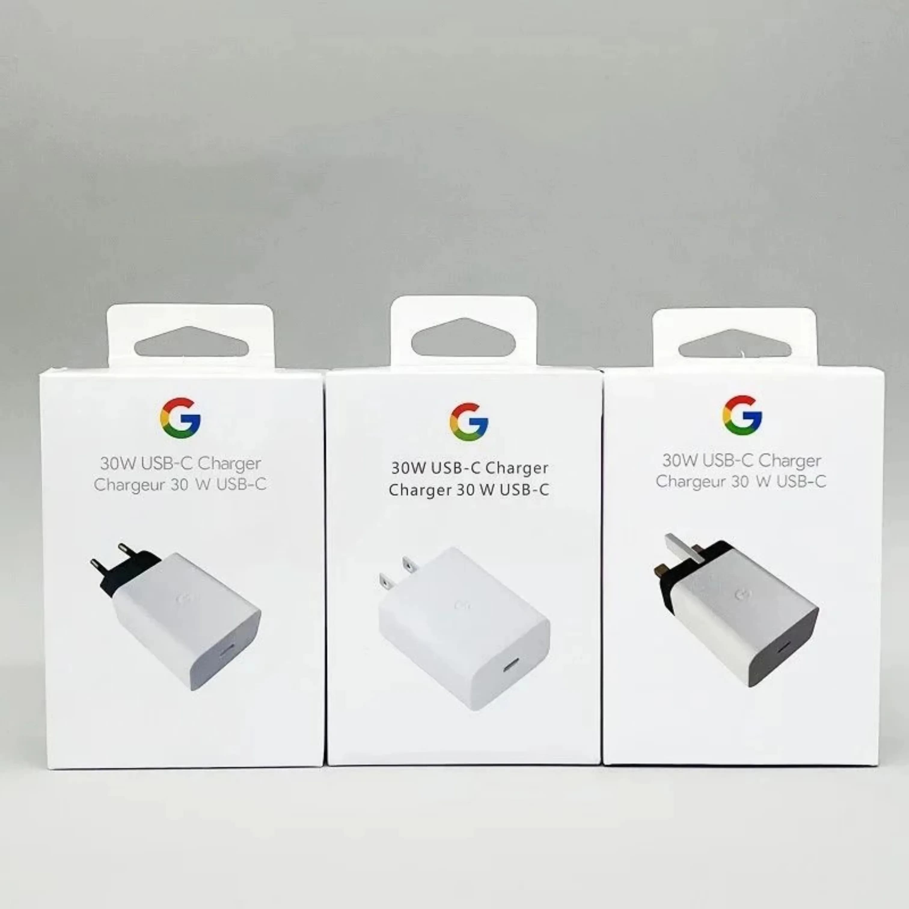 Pixel 9 Pro 30W Caricatore EU US UK Spina di ricarica super veloce Adpapter di alimentazione da parete per Google Pixel 9 8 7 6 5 Pro 9pro XL 9a 8a 7a 6a