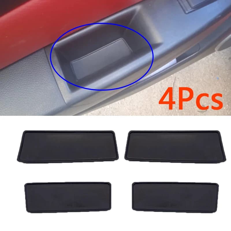 4 pieces for Chevrolet Cruze 2009-2015 door inside slot Zerbino door slot Pad inner parts accessories door groove Zerbino part car