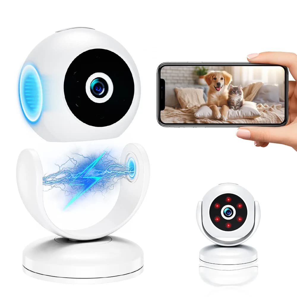 A5 Telecamera di sicurezza domestica HD citofono vocale per interni ed esterni che monitora la telecamera wifi wireless di rete intelligente
