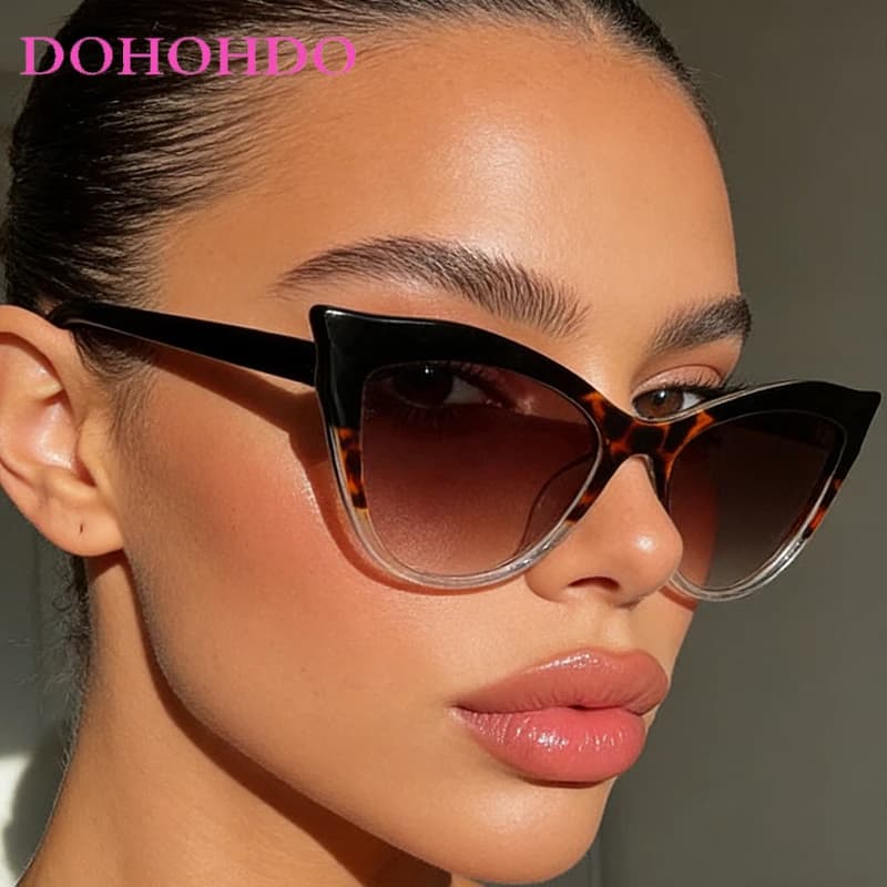 New Vintage Cat Eye Women Sunglasses Retro Brand Designer Sun Glasses Men Summer Traveling Eyeglasses UV400 Lunette Soleil Femme