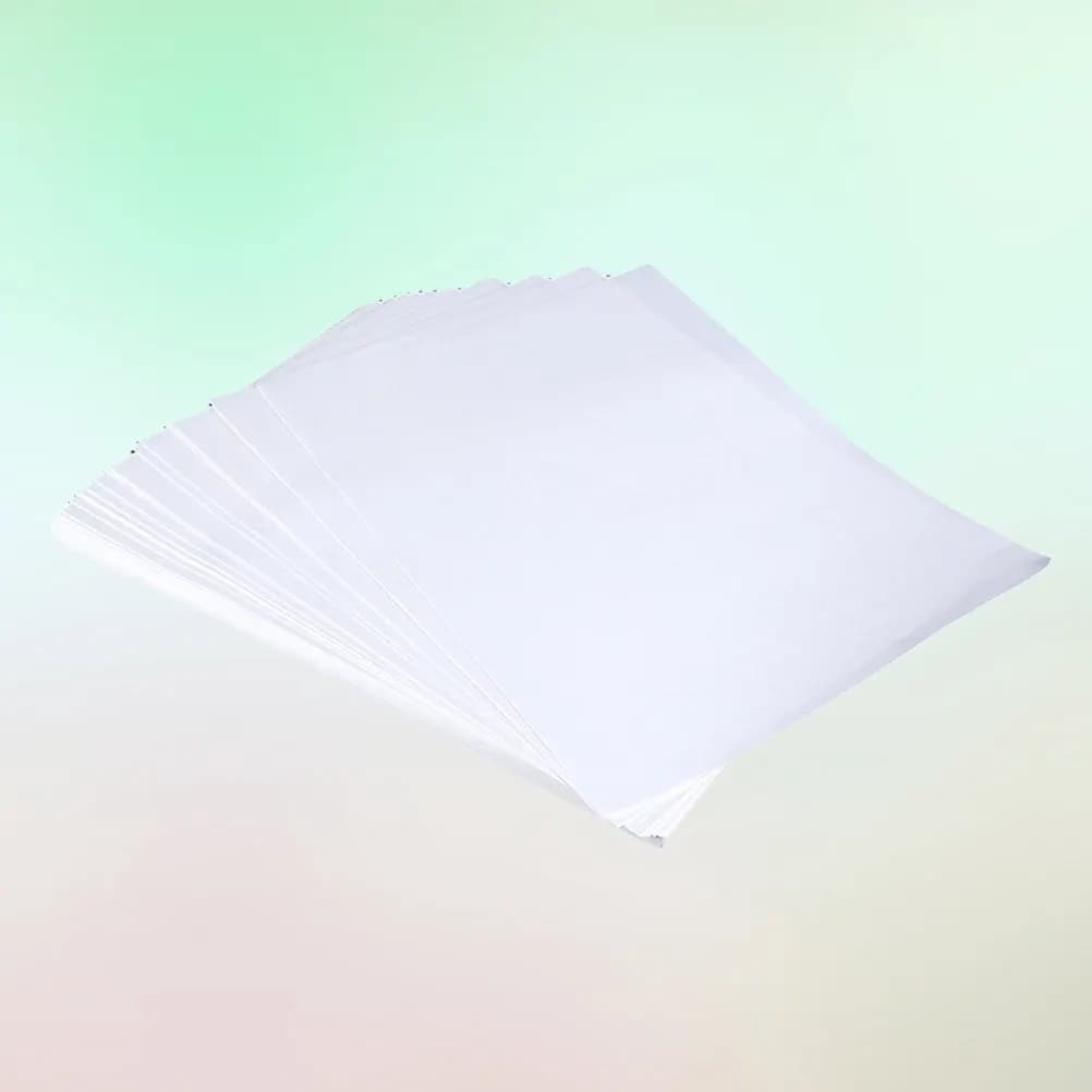100 Pezzi Carta Transfer per Magliette A4, Sublimazione a Caldo, Asciugatura Rapida, per Poliestere, Ceramica, Metallo, Plastica