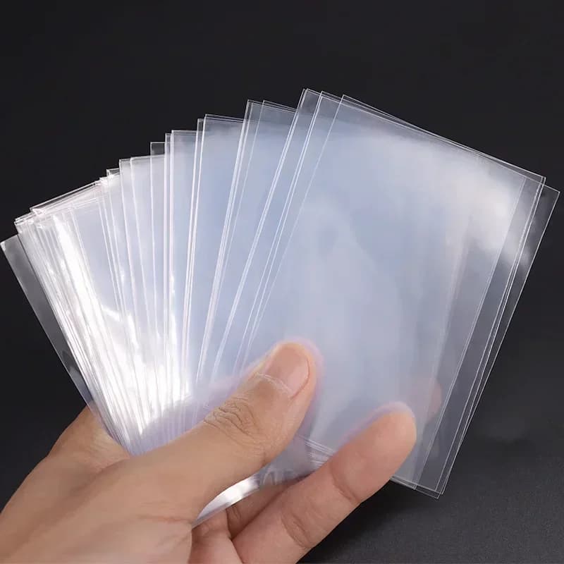 50 Pezzi Bustine Protettive Trasparenti per Carte di Varie Dimensioni, per Giochi di Carte Magici, Tarocchi, Poker e Giochi da Tavolo