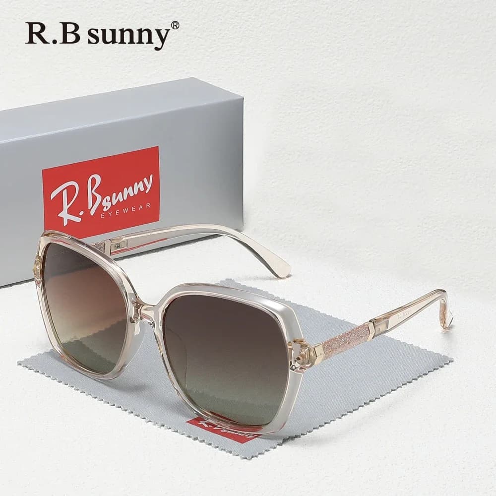 Occhiali da sole polarizzati con montatura a farfalla da donna UV400 per occhiali da sole da donna Accessorio per occhiali da spiaggia per le vacanze da donna alla moda