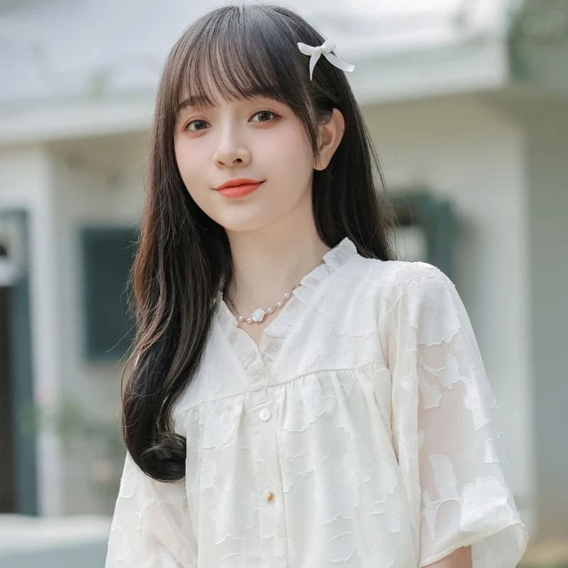 Chiffon Shirts & Blouses for Women with Short Sleeve V Neck Fashion 2025 Woman Top Pretty Modern Long High Quality Xl Cool New S