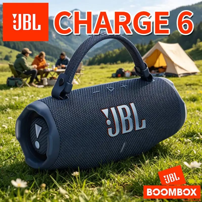 Nuovissimo JBL Charge 6/GRIP/Flip7/Go4 Shockwave, Altoparlante Audio per Casa con Musica Delicata, per Relax Quotidiano Familiare in Soggiorno