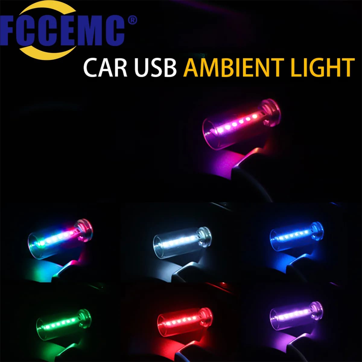 USB Touch Portable Night Light LED Decorative LED Plug and Play Multimodal Lamp for Camping Lighting for Indoor Cars