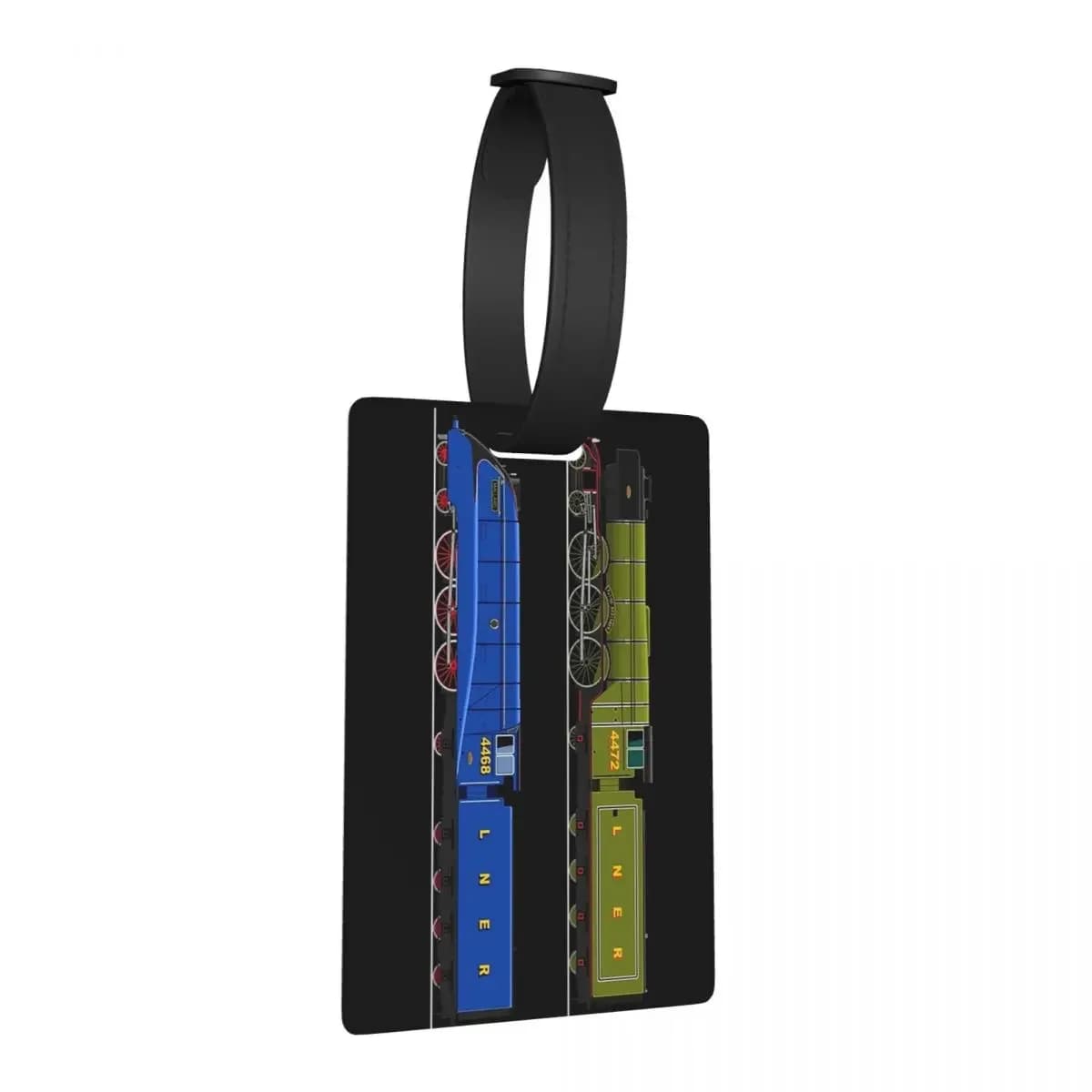 Flying Scotsman e The Mallard Etichette per bagagli Accessori per valigie Viaggi Carino Bagagli Etichetta d'imbarco Porta etichette ID Nome Indirizzo