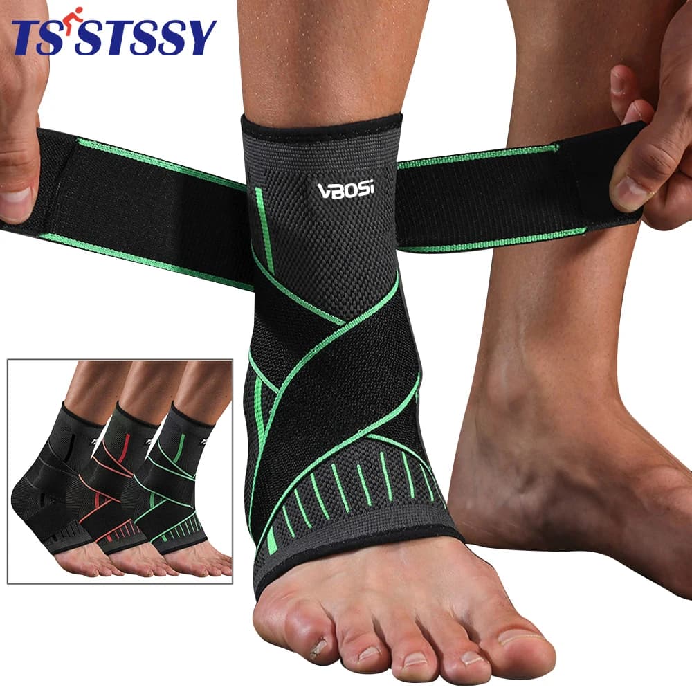 Stabilizzatore di supporto per piede con manica di compressione per tutore elastico regolabile per fascite plantare Calzino sportivo per tendinite di Achille