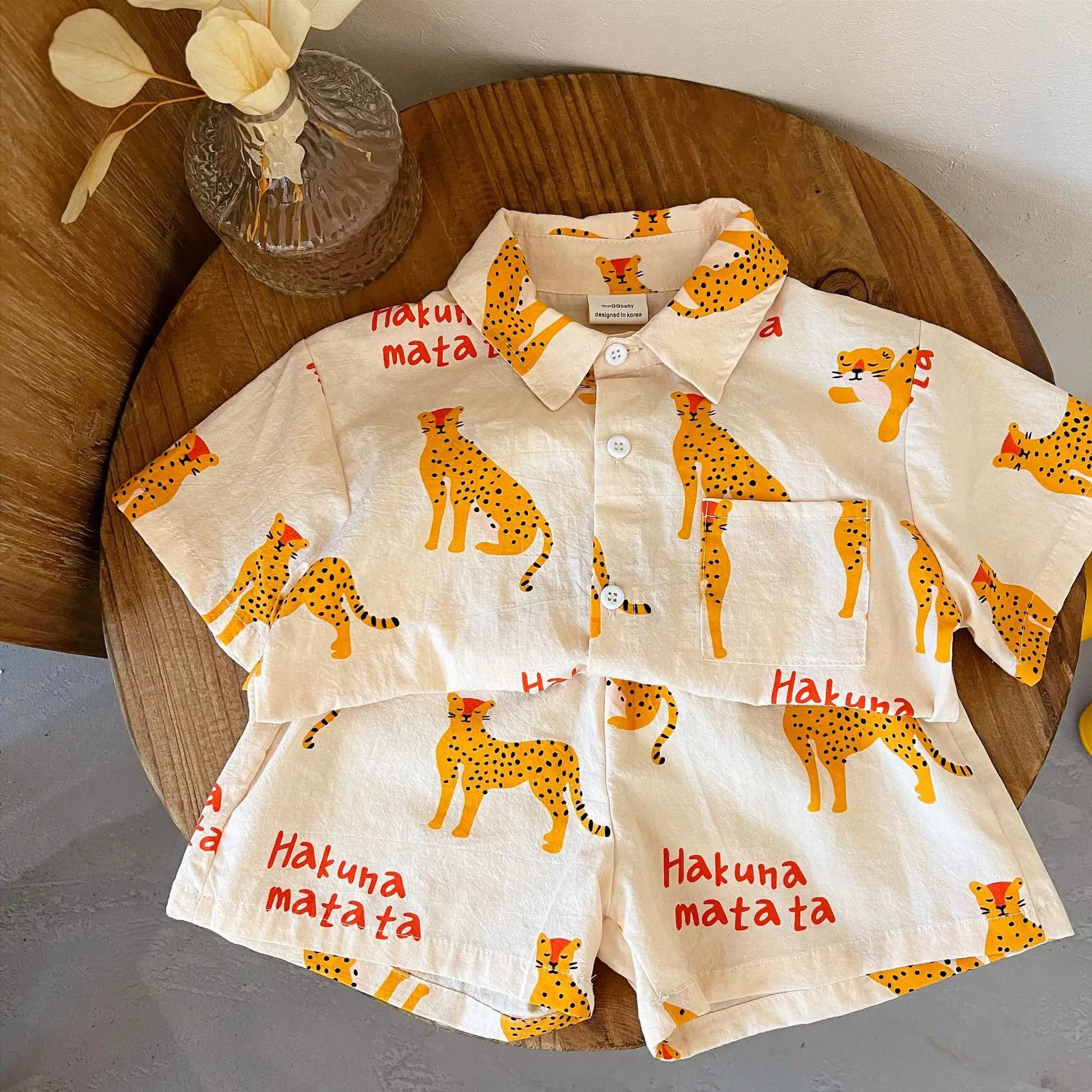 1-5 anni Abbigliamento per bambini Ragazzi Cartoon Estate Abito a maniche corte Ragazze T-shirt casual