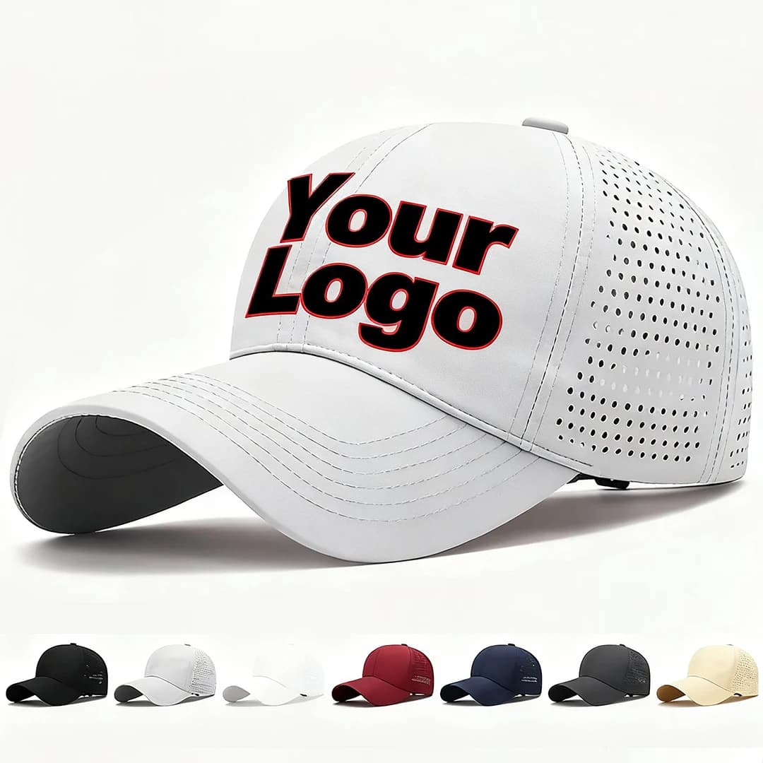 Customize Logo Men and Women's Fast Drying Baseball Caps Printing Graphics Breathable Hats Solar Protection Funny Trucker Snapback Cap