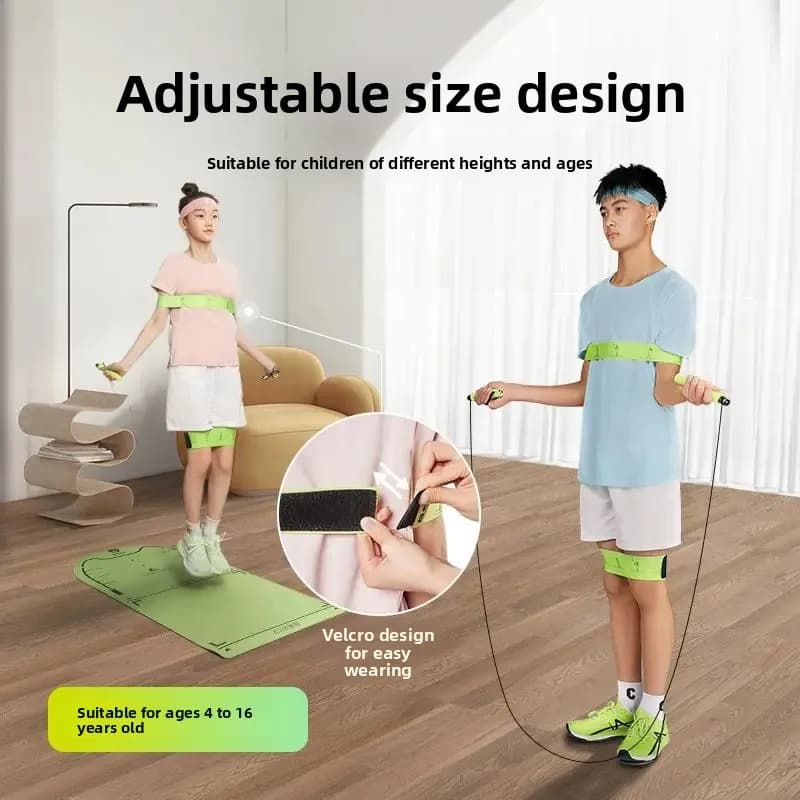 Adjustable Posture Correction Auxiliary Elastic Band for Jump Rope Training Portable Fitness Strap for Body‑Building Sports