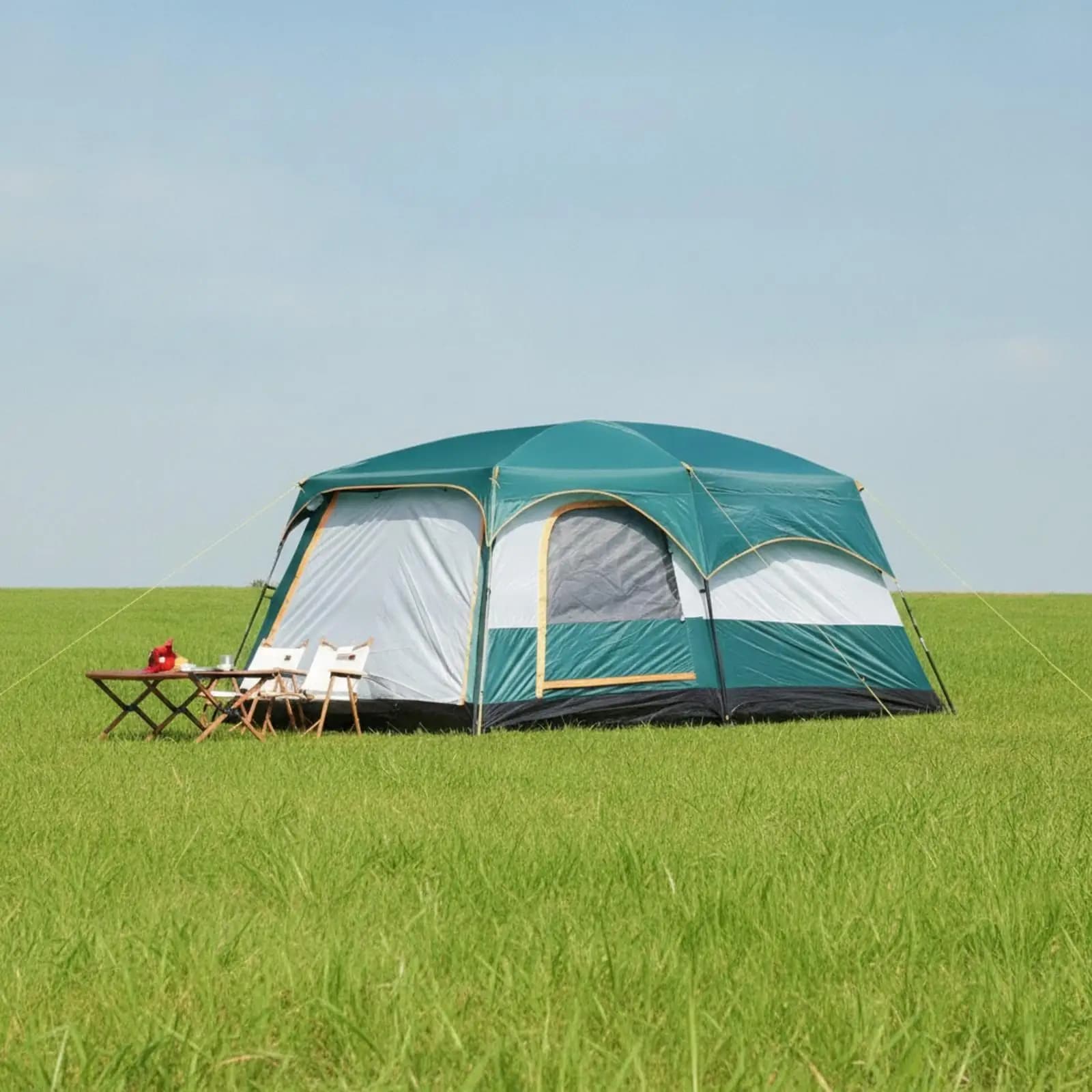 Automatic Pop Up Sun Shelter Tent Waterproof Camping Shade Canopy for Beach Park Outdoor Family Gathering