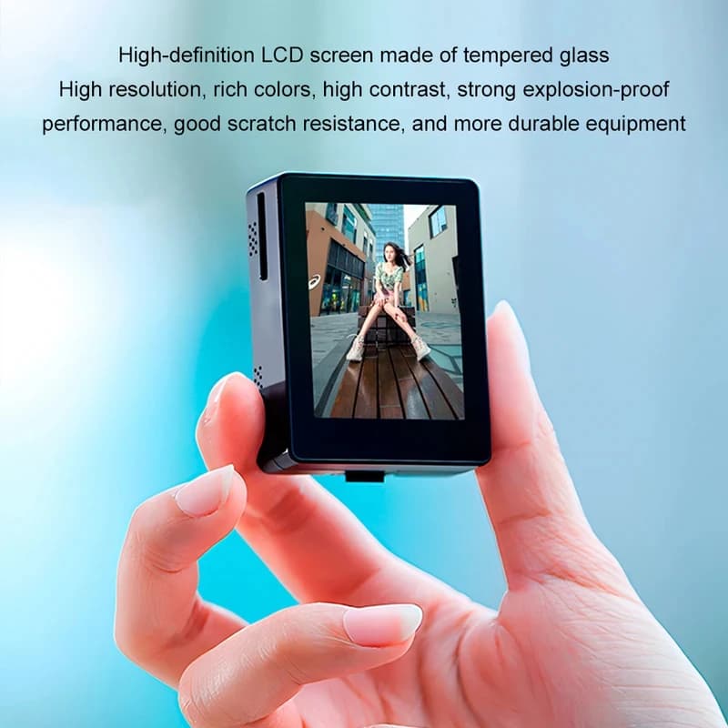 Mini Schermo Portatile per Selfie Smartphone, Monitor Wireless per Fotocamera Posteriore, Vlog e Live Streaming per iPhone e Android