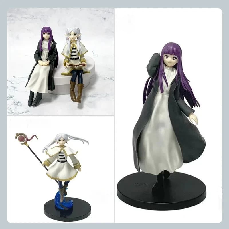 Action Figure Anime Frieren da 14 cm - Sousou No Frieren Girl Modello da collezione Giocattolo Noodle Stopper per i fan del oltre Il fine del viaggio