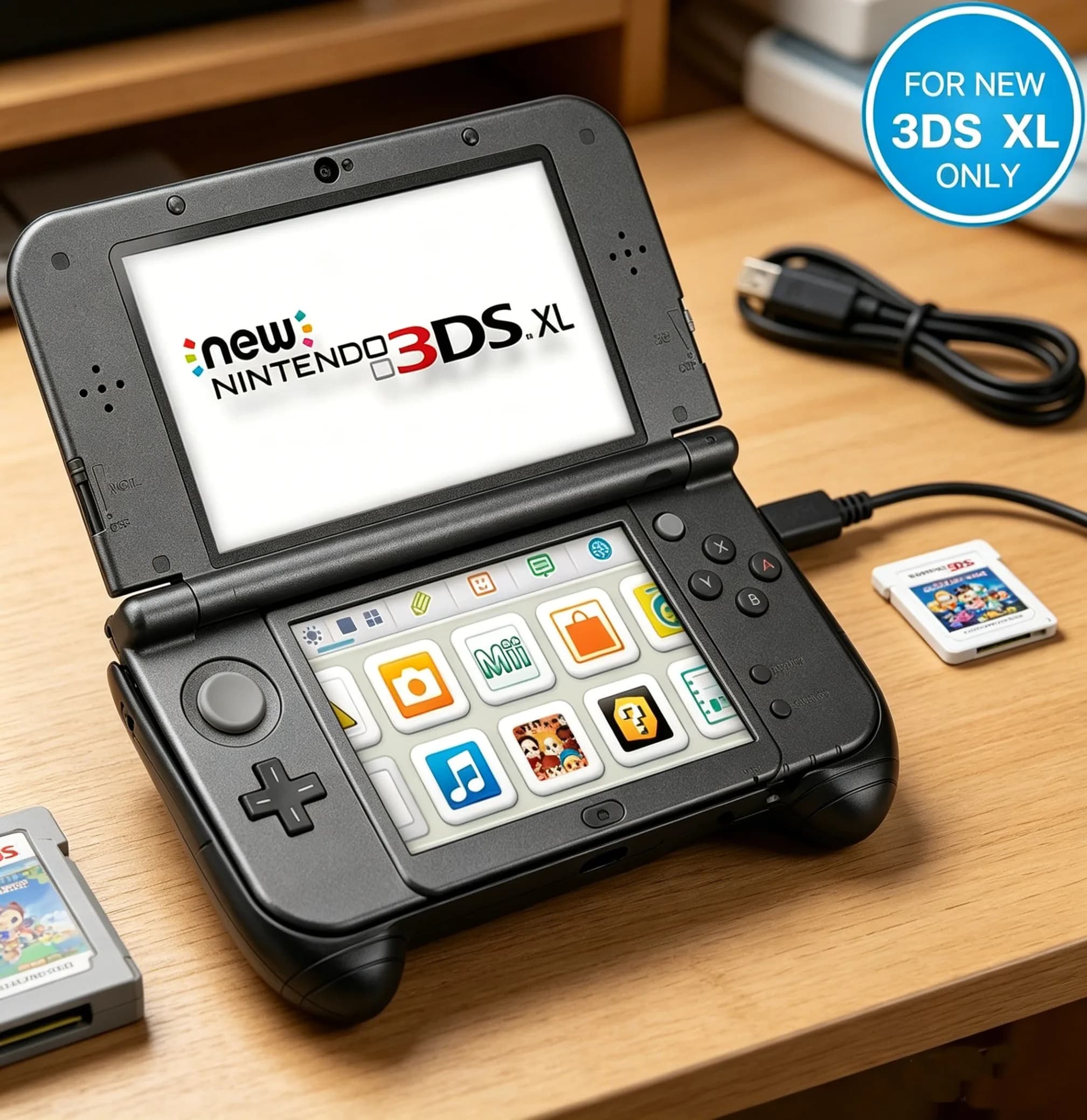 Impugnatura Ergonomica per Nuovo 3DS XL, Cover Protettiva Confortevole con Supporto, Custodia Antiscivolo per Console Nintendo 3DS XL