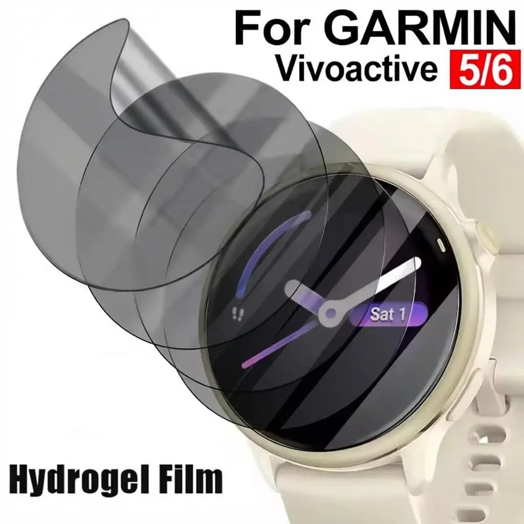Pellicola idrogel per la privacy da 1-5 pezzi per Garmin Vivoactive 6/5/4/4s Venu 3/3s/2/2s Smart Watch Venu2 Plus Cover protettiva per schermo