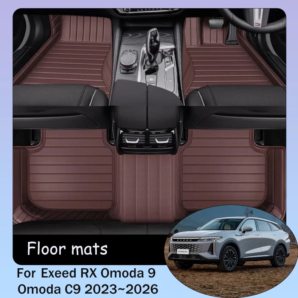 For Exeed RX Omoda 9 C9 2023 ~ 2026 2024 2025 RHD LHD Carpets scratch-resistant carpets Pad Interior protection accessories