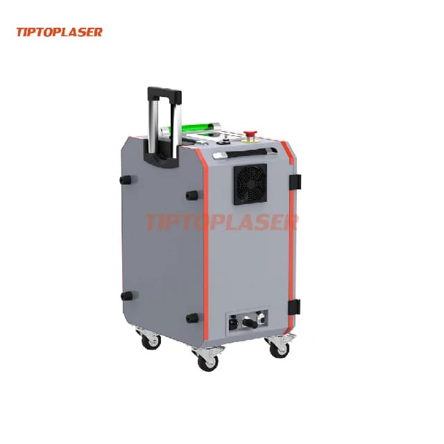 Handheld 200W 300W Portable Pulse Laser Cleaning Machine to Remove Rust Paint Oil From Metal Without Abrasive Damage