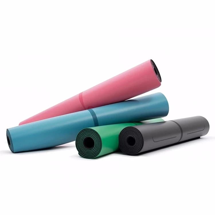 5mm Thickness Anti Slip Multi Custom Color PU Yoga Mat Exercise with Yoga Bag