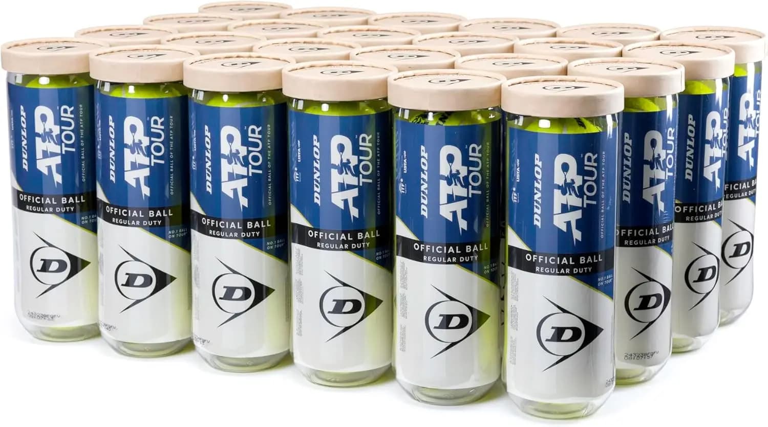 Palline da Tennis Premium - Confezione da 24 Barattoli (72 Palline) per Gioco Regolare ed Extra Intensivo