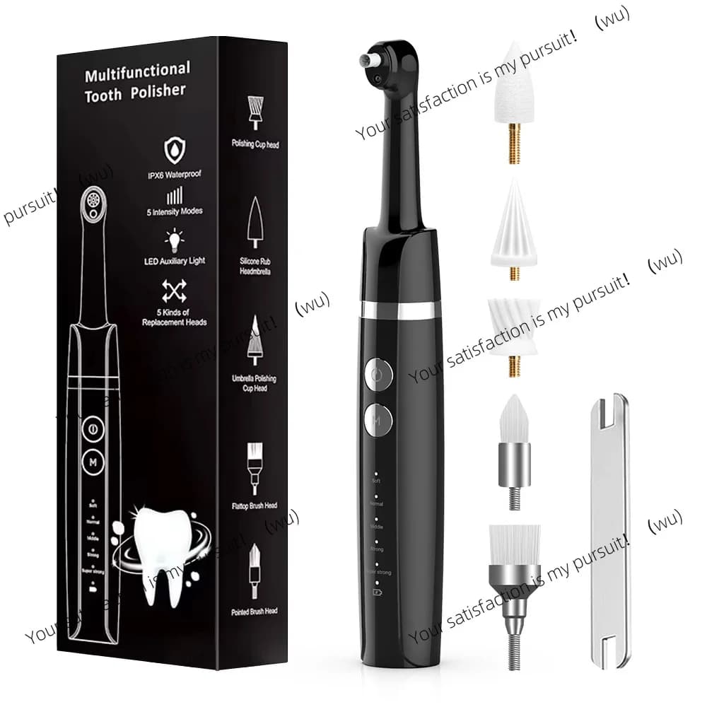 Home tool for teeth whitening, portable dental polisher.