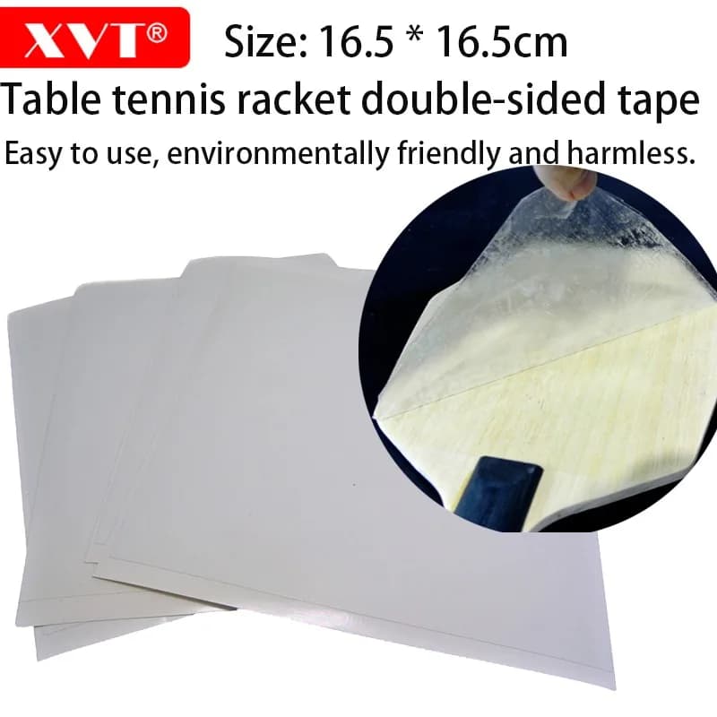 2/4/8/10/20 PCS Two-sided adhesive paper glue sheets for rubber assembly and ping pong blades Ping pong racket DIY tools