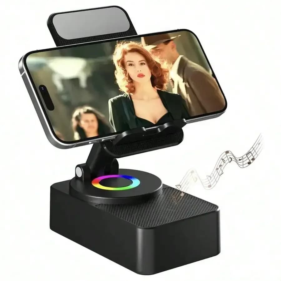 RGB Light Bluetooth Speaker - Multi-Color LED Wireless Sound Box With USB Play, Charging Port & ON/OFF Switch For Gaming, Party