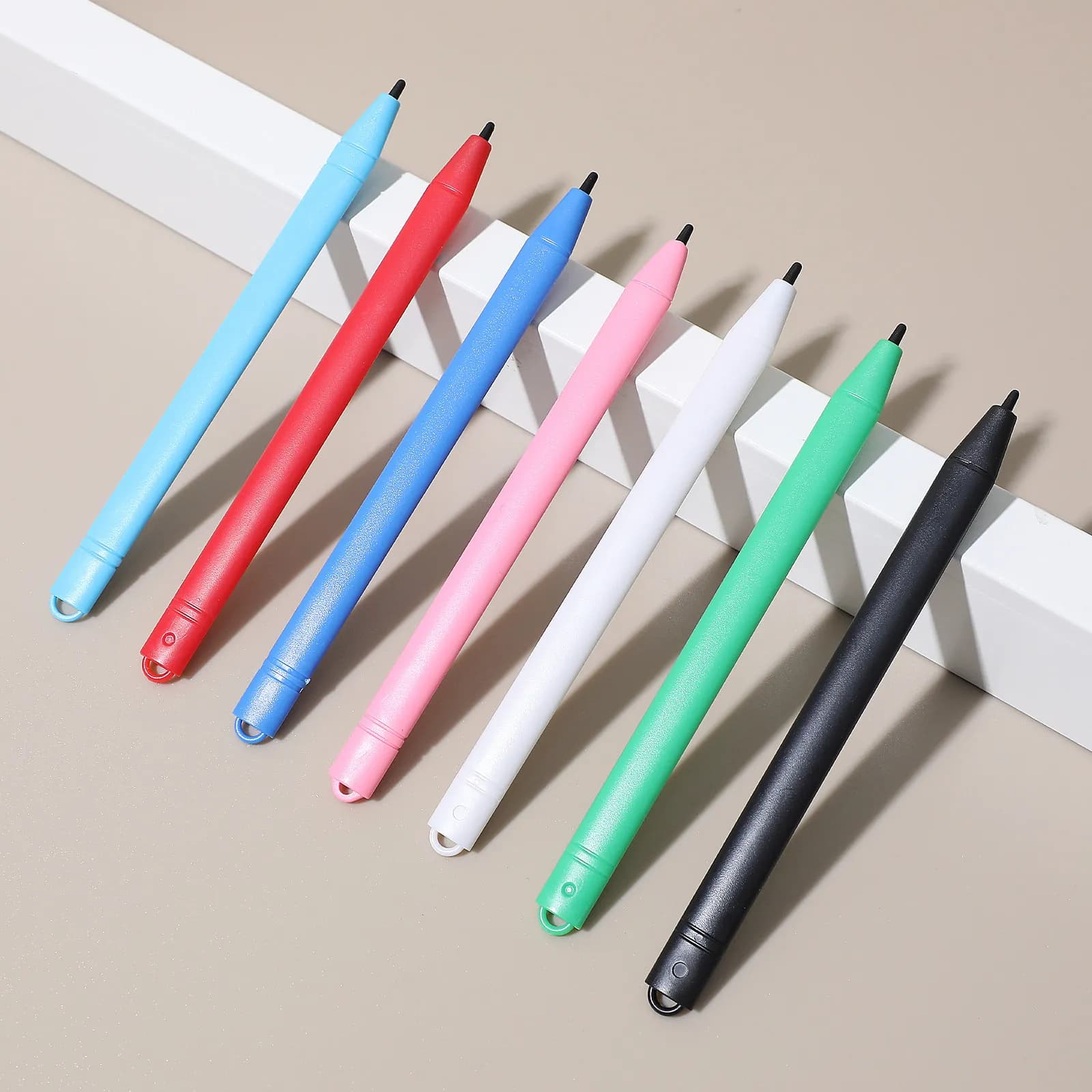 Set di 7 Penne Stilo LCD per Tablet da Disegno e Scrittura, Penne Stilo di Ricambio per Bambini per Imparare a Disegnare, Dipingere e Calcolare