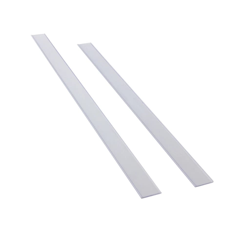 22mmx100cm Adesivo piatto Porta etichette prezzo Striscia Scaffale Talker Clip in plastica Striscia dati Mensola Banner Copertura Prezzo Clip Telaio