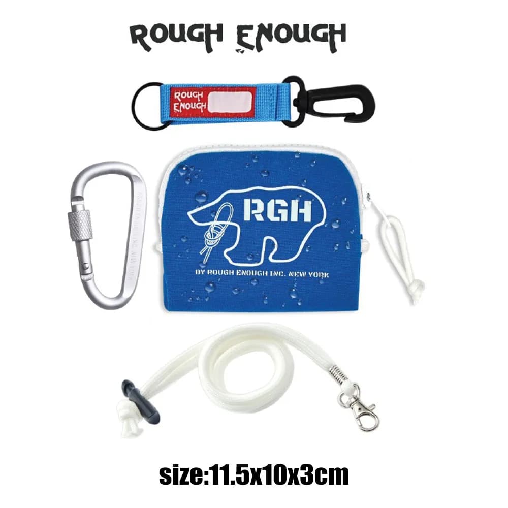 RGH Fashion Brand Waterproof Coin Purse, Luminous Canvas Mini Bag, Multifunctional Card Holder & Key Pouch