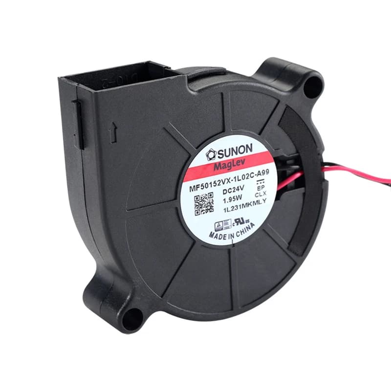 Centrifugal Fan DC Sunon 5015 24V 0.41A Double Bearing for 3D Printer, Turbo Cooling Fan 5015S for Voron Stealthburner