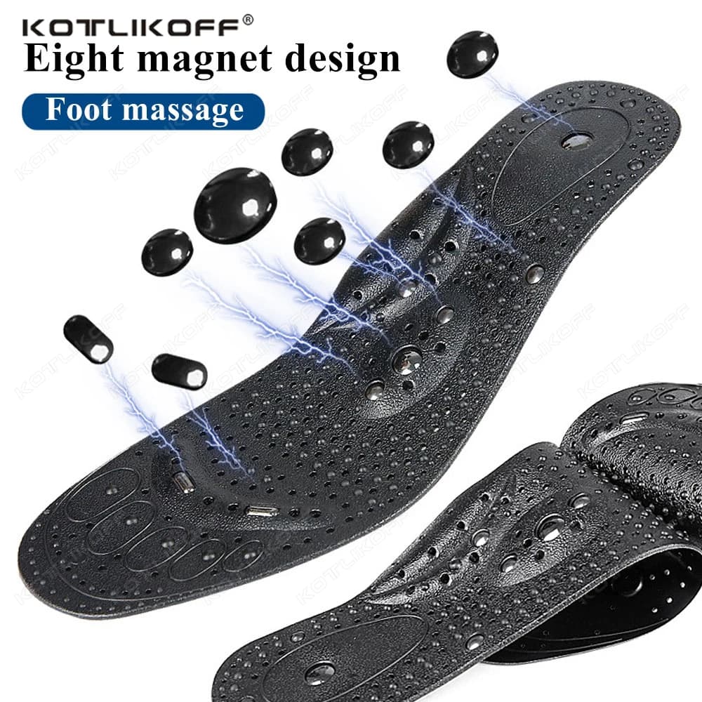 Solette Massaggianti in Silicone con Agopressione Magnetica per Scarpe, Terapia Plantare, Dimagrimento, Sollievo dal Dolore