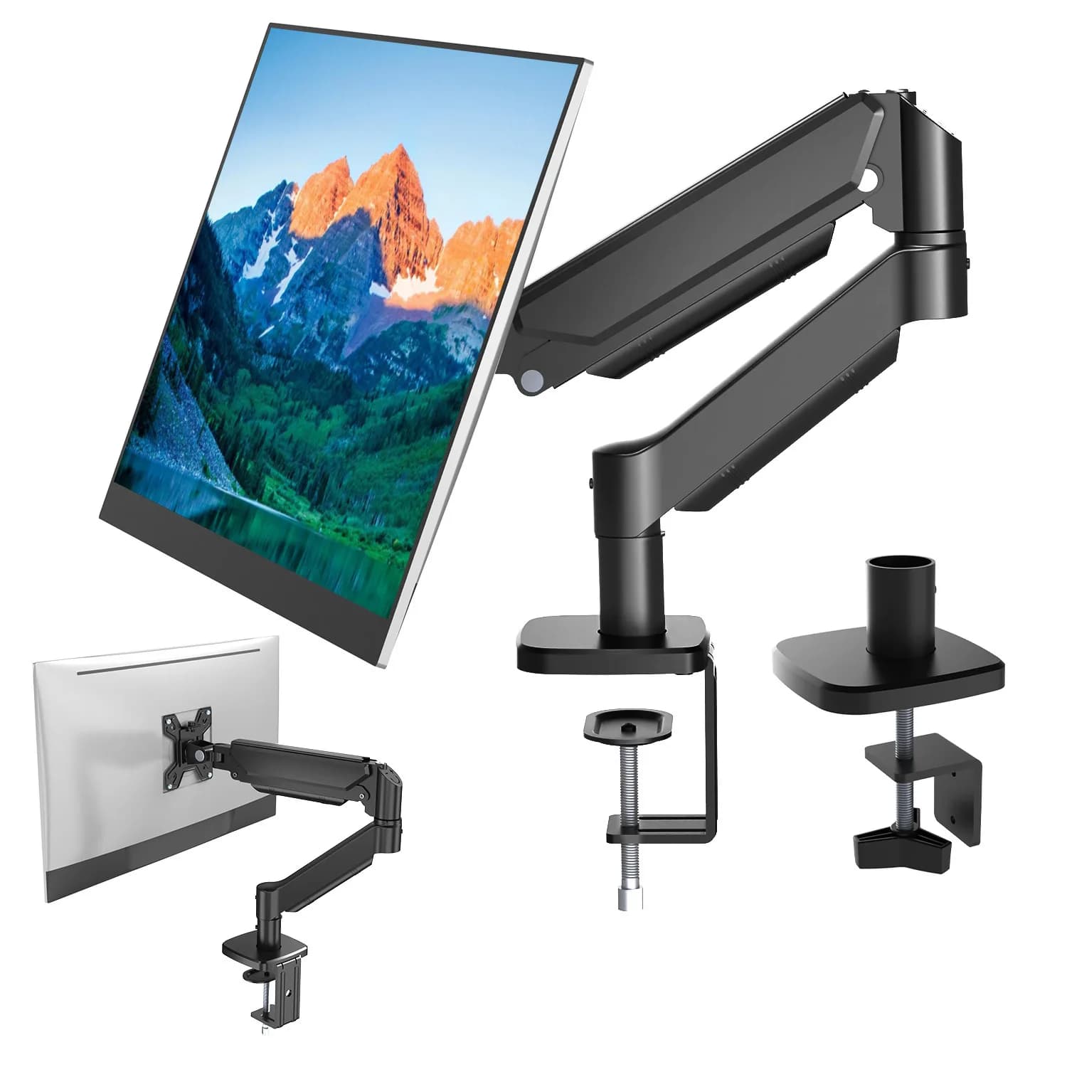 Monitor Pneumatic Spring Computer Monitor Stand Screen Cantilever Bracket Desktop Support Lift Holder