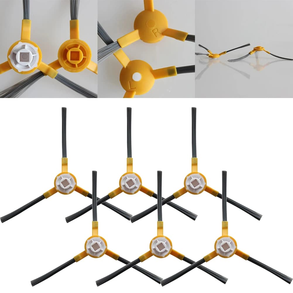 6 pezzi Kit spazzole laterali per IKOHS NETBOT S15 Robot aspirapolvere parti accessorio pulizia della casa polvere pulizia sostituzione