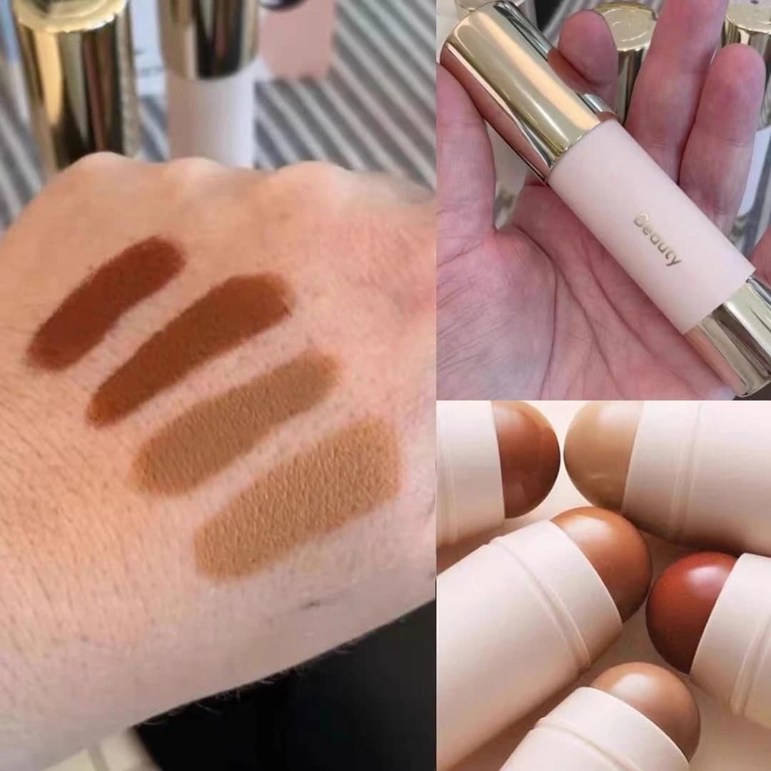 Hot Fashion Face Contouring Bronzer Stick Evidenziatore multifunzionale Schiarente Baco da seta Fard Rouge Crema Modifica Correttore